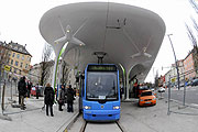 Bahnhof für die neue Tram 23 (Foto: Igrid Grossmann)
